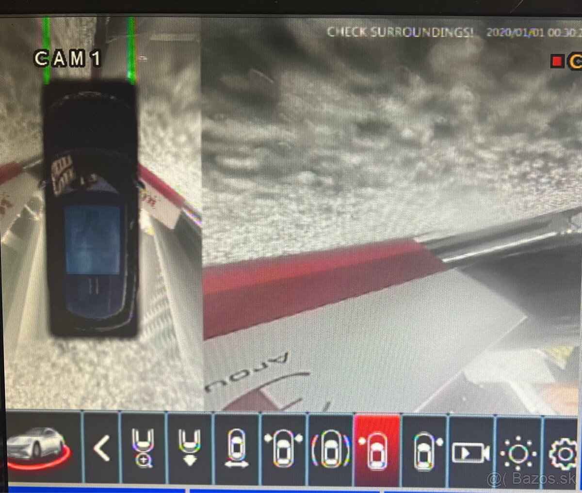 Panoramatický kamerový systém do auta - 360° s nahrávaním - 14
