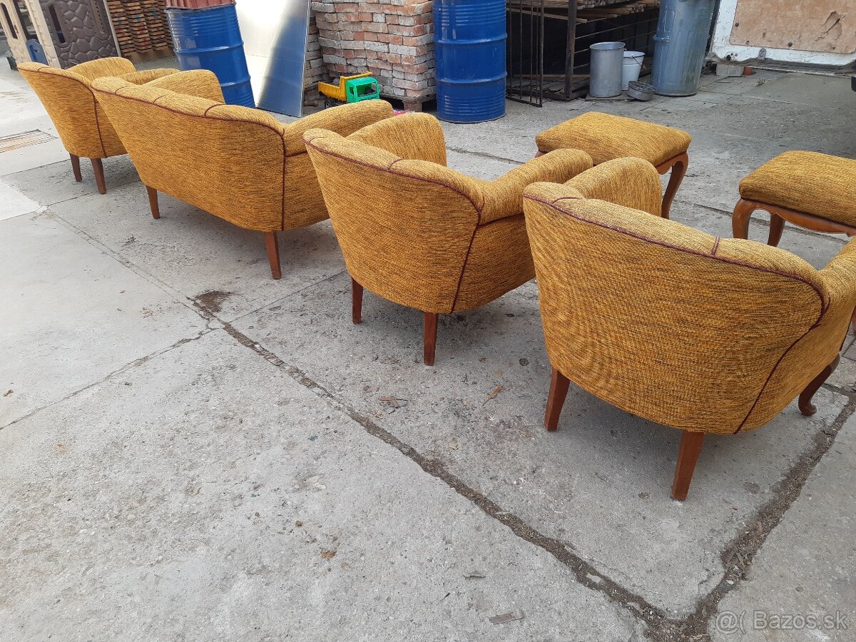 predám gauč a kreslá, taburetky - 14