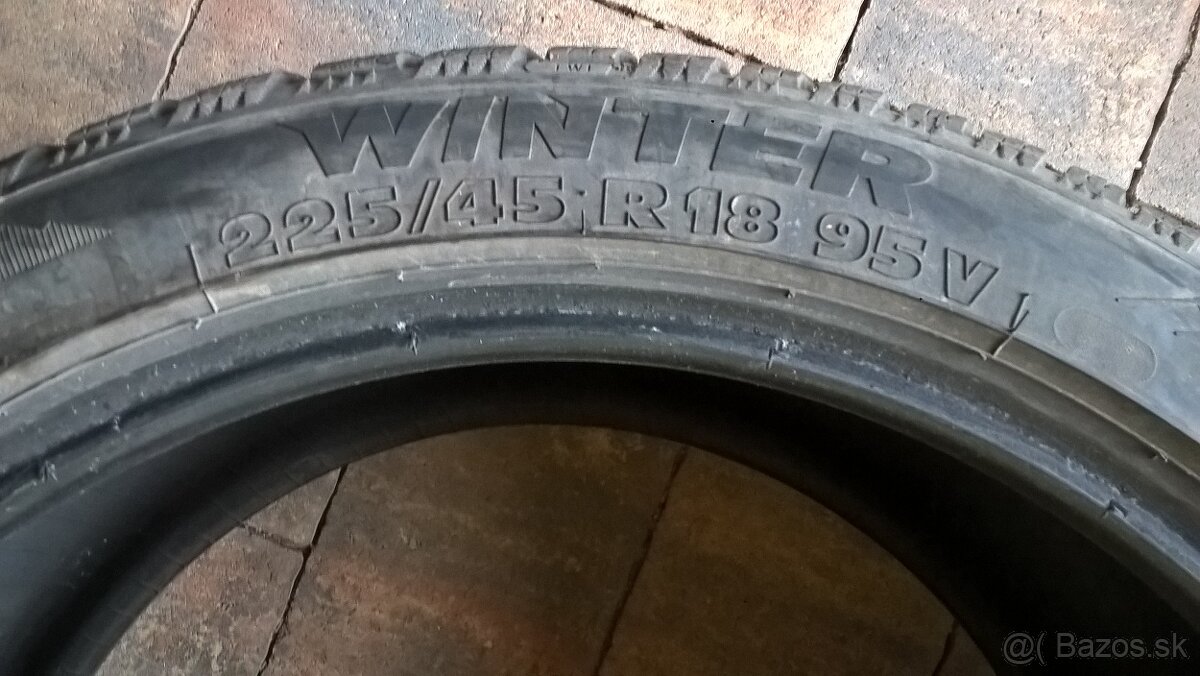 ZIMNÉ 225/45 R18 95V XL NOKIAN BRIDGESTONE a TAURUS cca 7 mm - 14