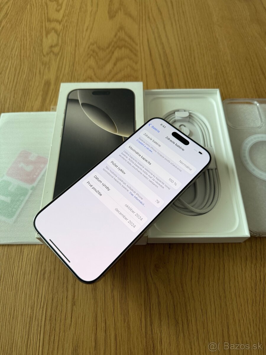 iPhone 16Pro Max 256gb Natural Titanium v záruke - 14