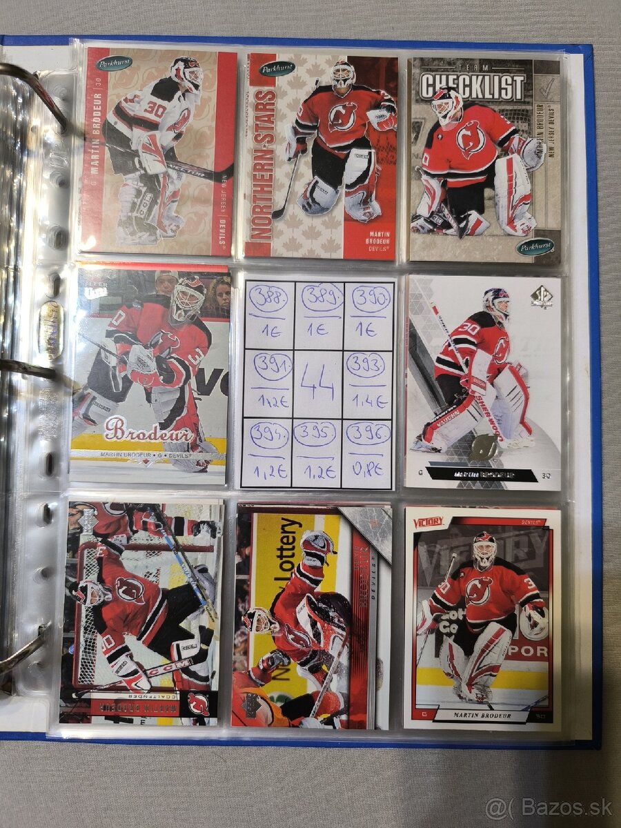 Hokejové kartičky - Martin Brodeur 2 - 14