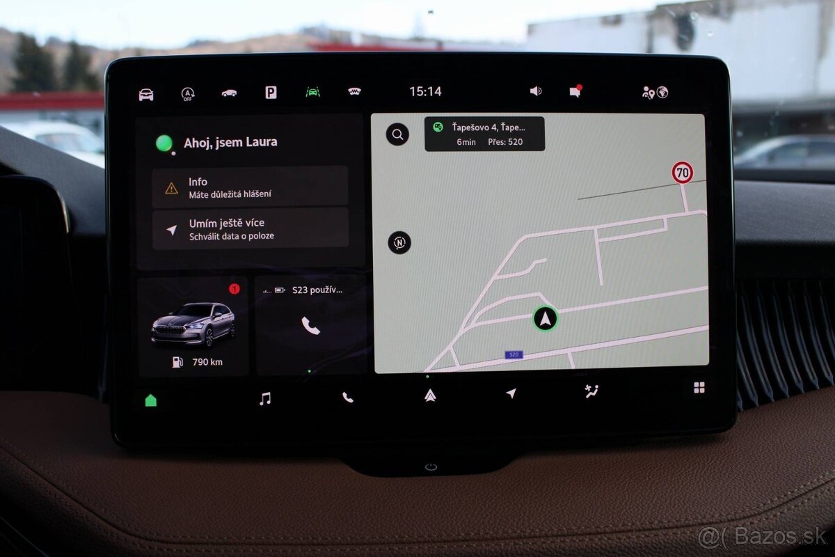 Superb Combi 2.0 TDI L&K DSG Ventilované sedačky, Koža - 14