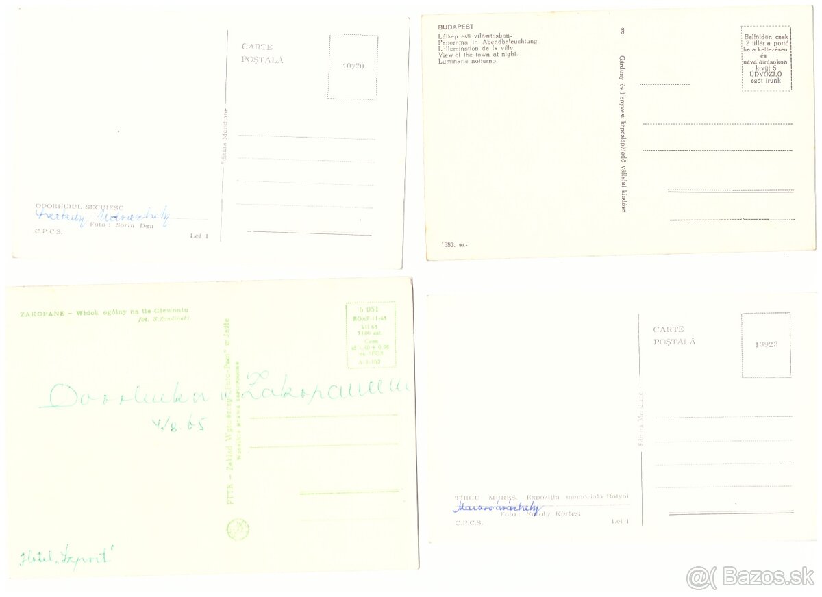 Pohľadnice Maďarsko Poľsko Balkán - 14