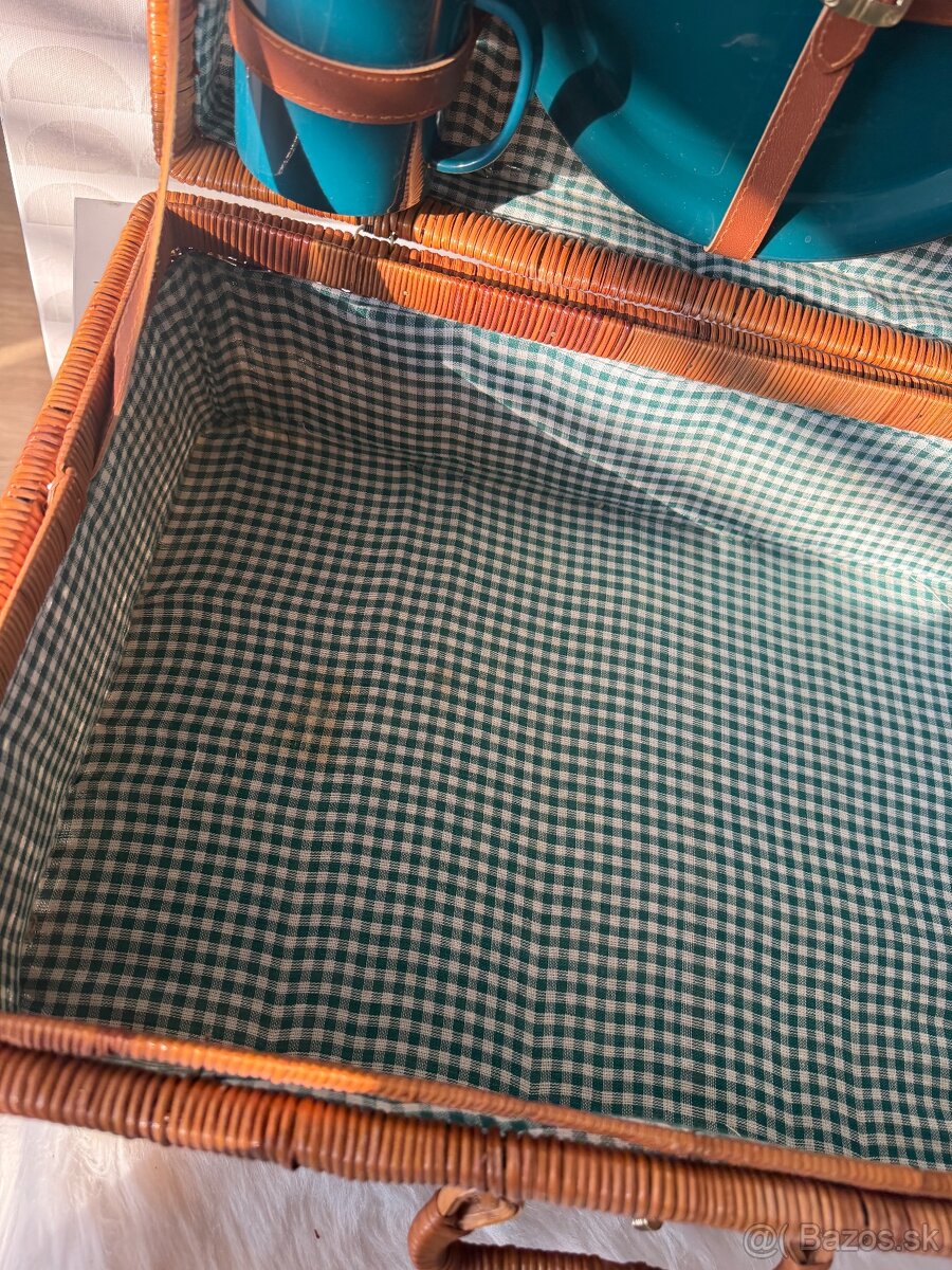 Ratanový piknikový kôš - 14