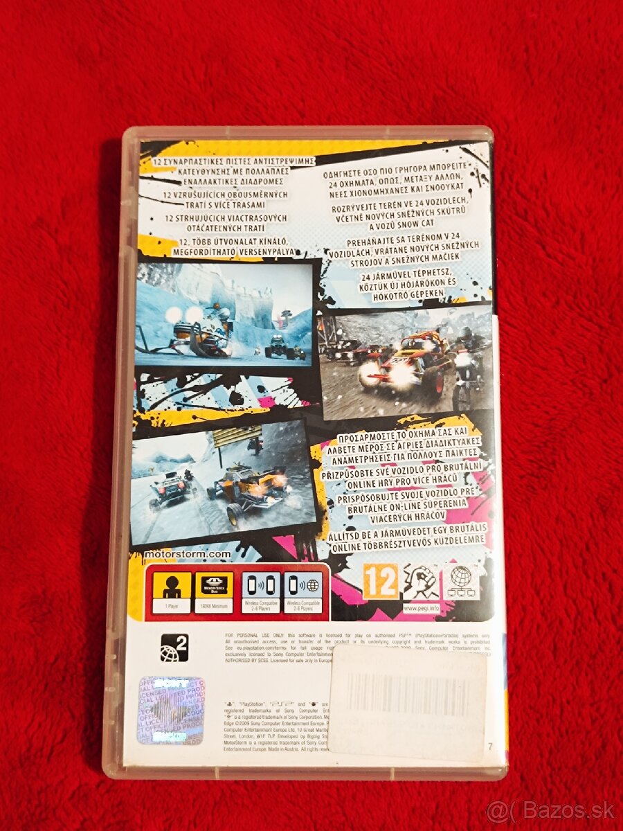 PSP 1000 Metallic Blue a Motorstorm Artic Edge - 14