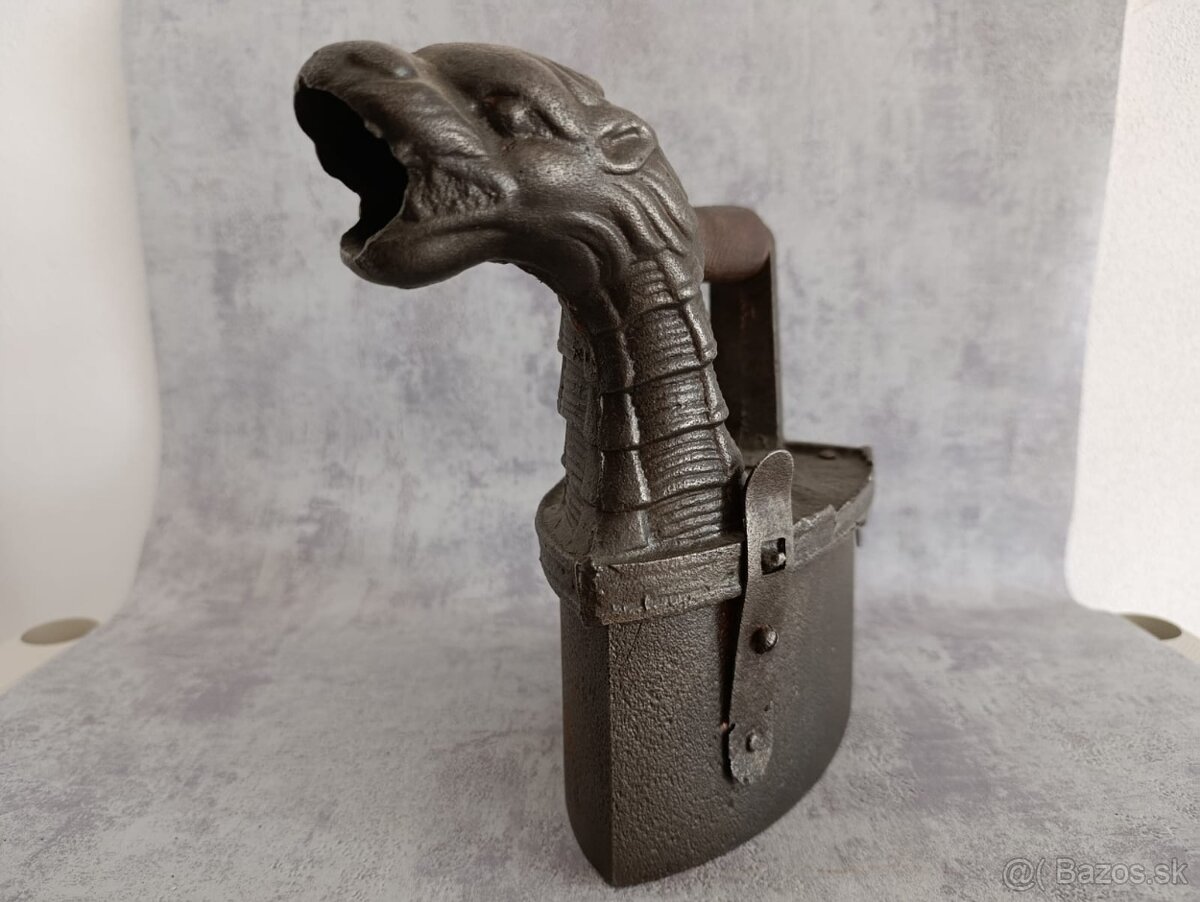 Atypická sběratelská žehlička DRAK do vaší sbírky, muzea - 14