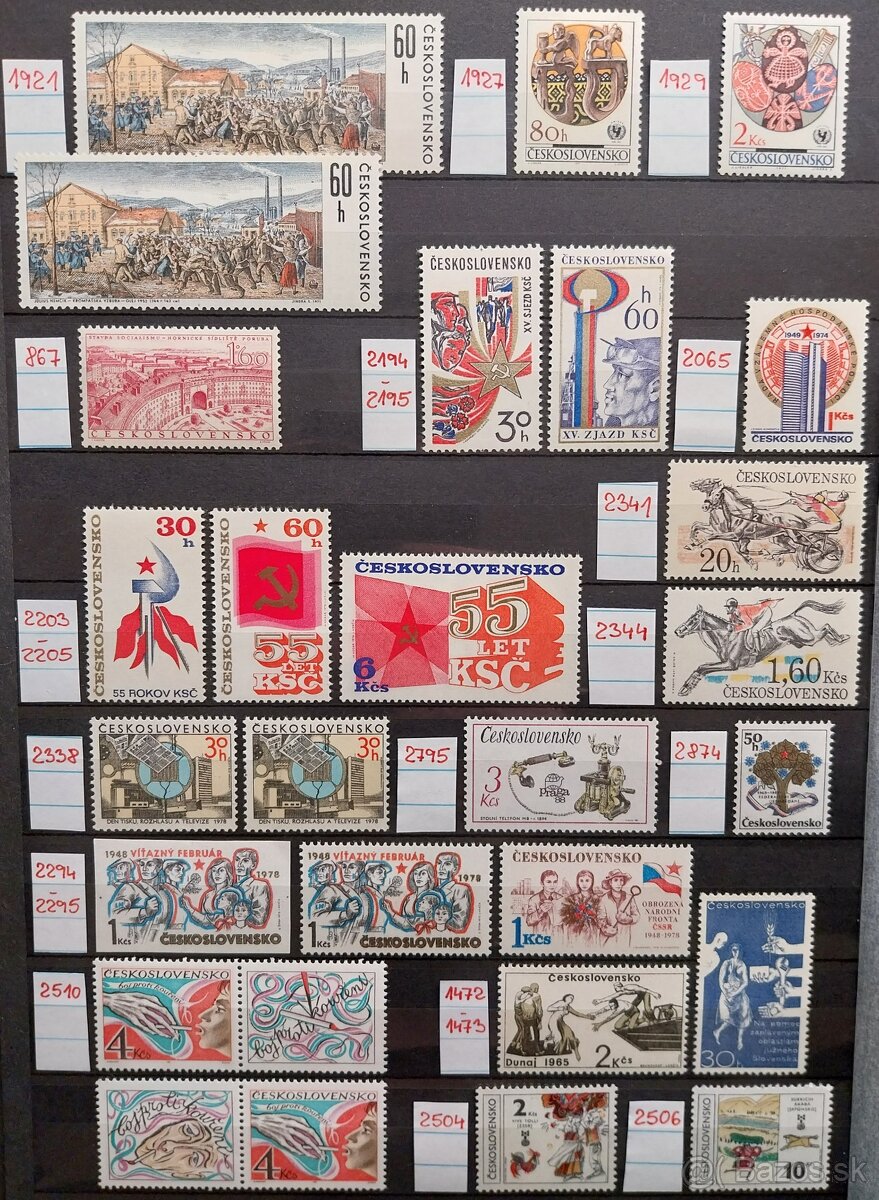 Známky ČESKOSLOVENSKO – 3 - 14