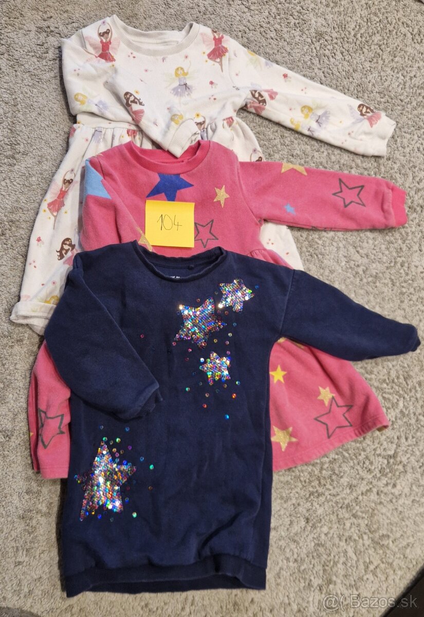 Darujem dievčenské oblečenie veľkosti prevažne 98-104 3-4 r. - 14
