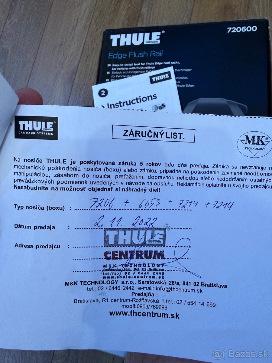 Thule wing bar Edge Flush Rail – Touareg / Cayenne / ID.4 - 14