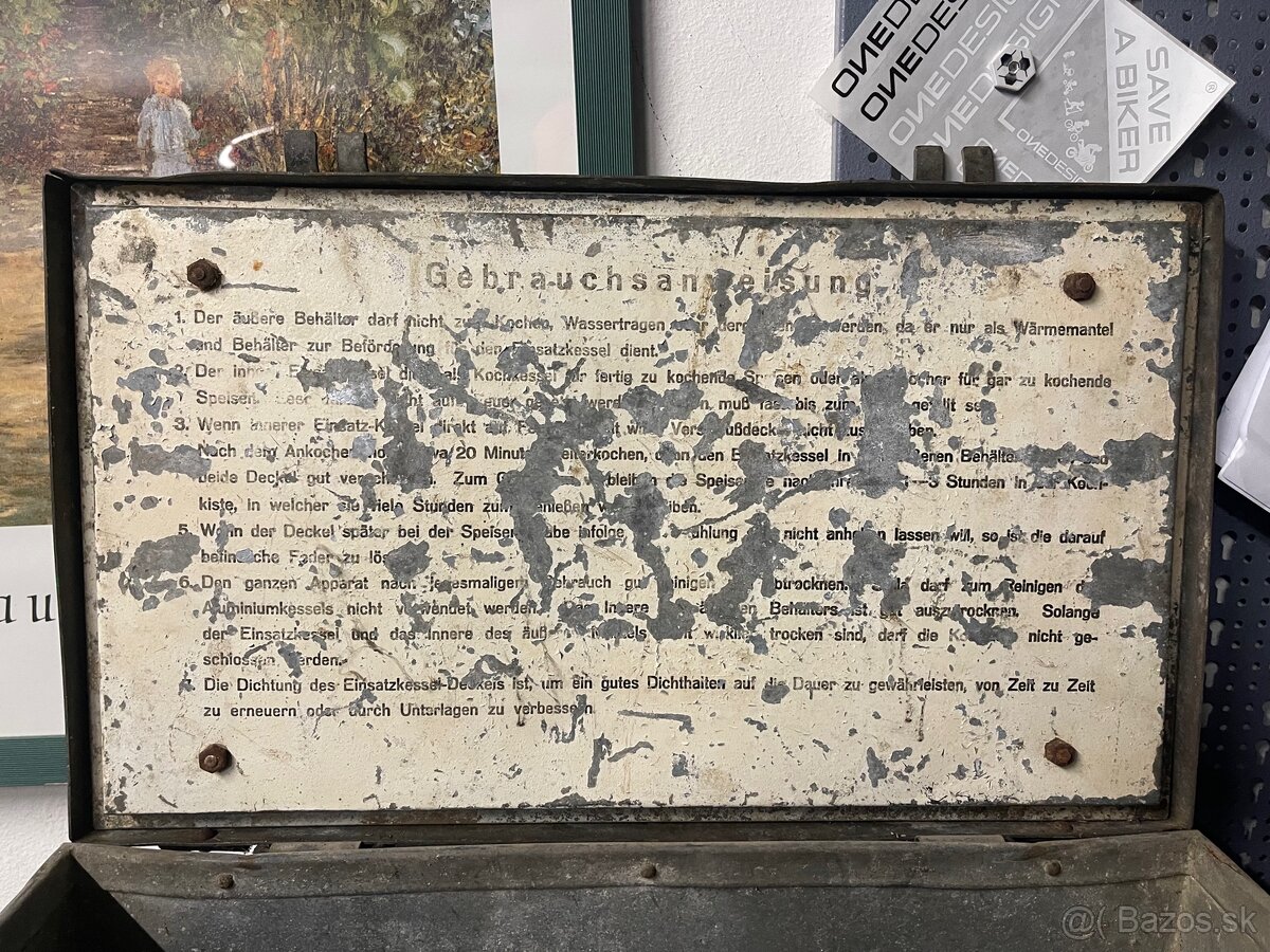 Kochkiste Feldkuche Wehrmacht 1937 Reichsheer - 14