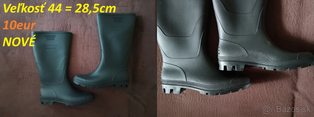 Topánky KOŽENÉ, Čižmy POLYURETÁNOVÉ, Mikiny RYBINOVÉ - 14