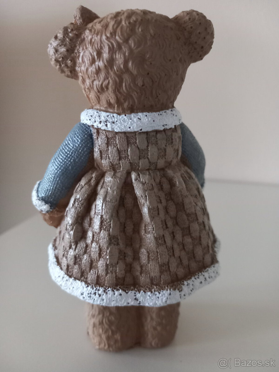 Sada 2ks stojacie keramické medvedíky - párik - 14