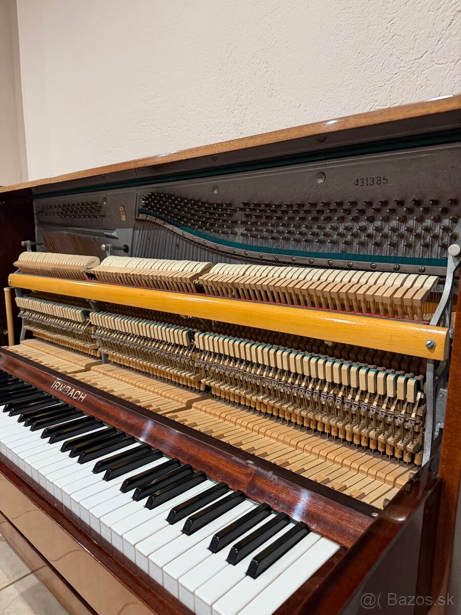 Predám klavír IRMBACH – výborný stav - 14