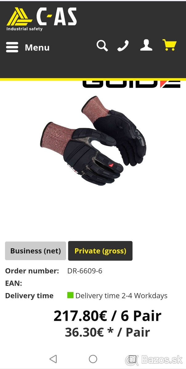 Mix rukavice ANSELL, GUIDE, TEGERA, RG, MW - 14