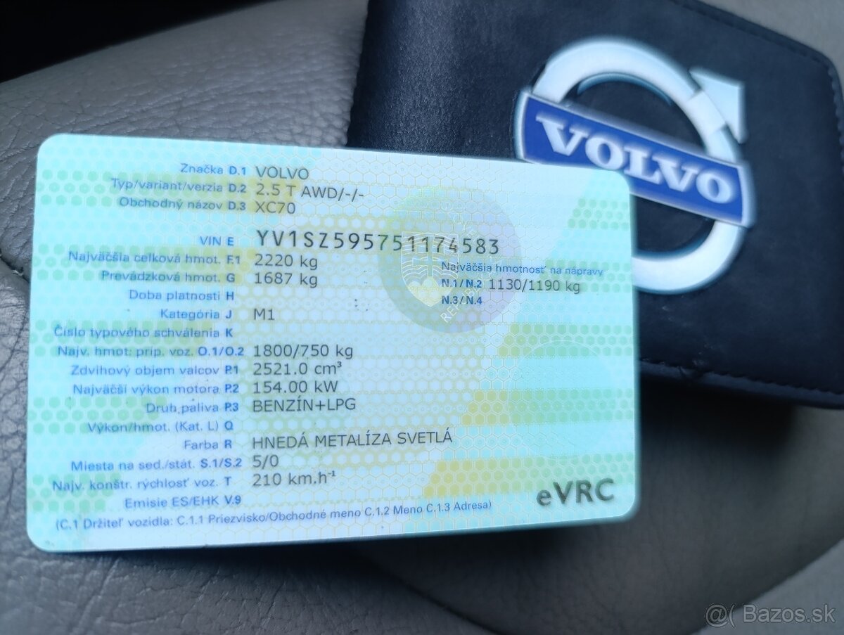 Volvo xc 70, 2.5 t, benzín+ LPG, rv. 2004. - 14