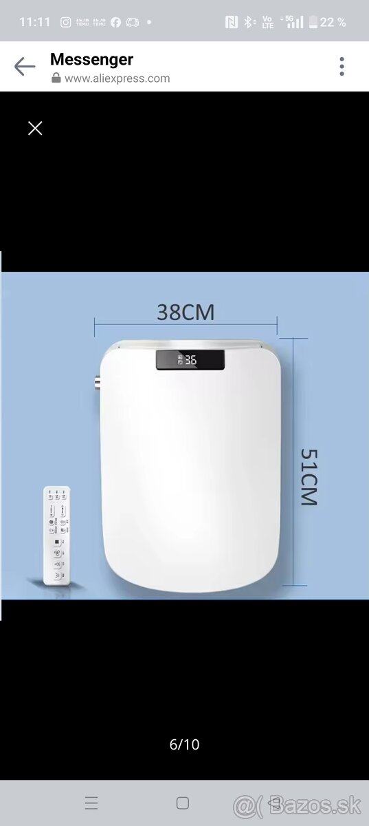 Wc Smart bidet doska - 14