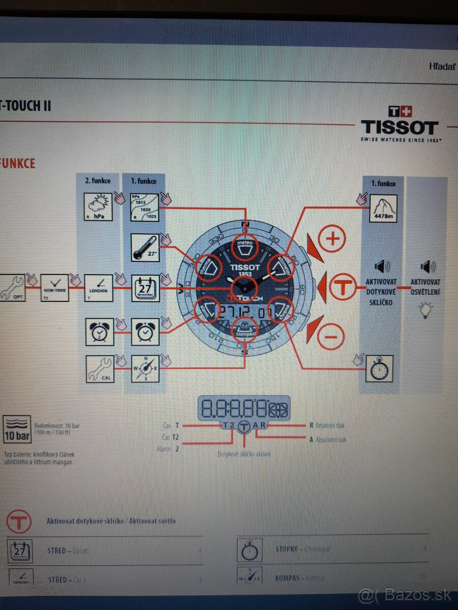 TISSOT TOUCH II SMART WATCH - 14