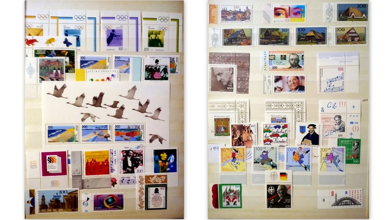 Predám poštové známky DEUTSCHLAND čisté roky 1990 - 2000 - 14