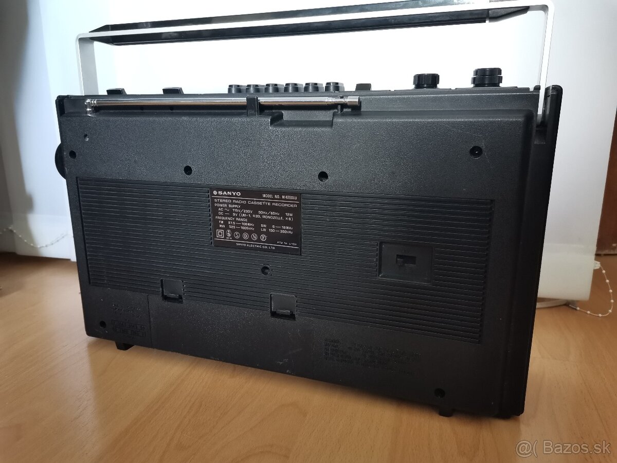 RÁDIOMAGNETOFON SANYO M-4200LU - 14