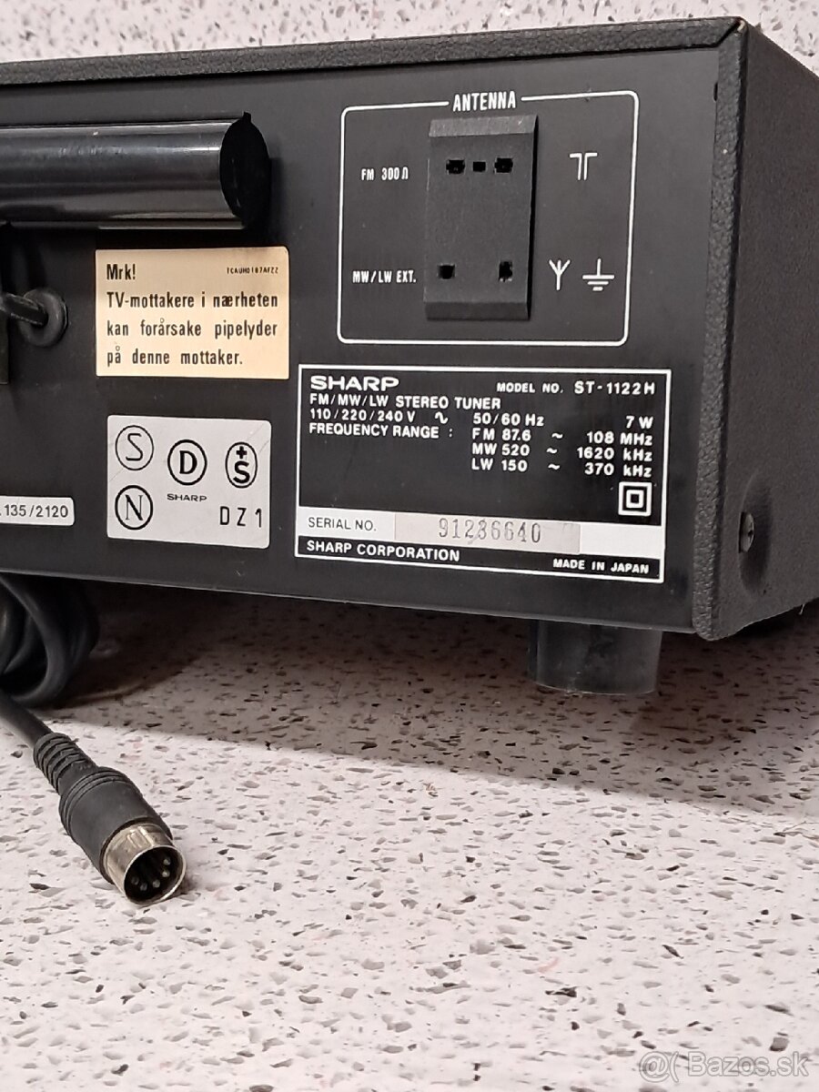 Magnetofon Sharp / Tuner Sharp - 14