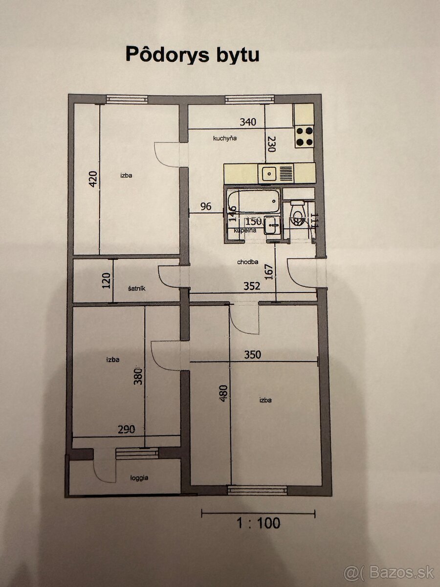 3 izbový byt M.Nešpora, Holíč - 14