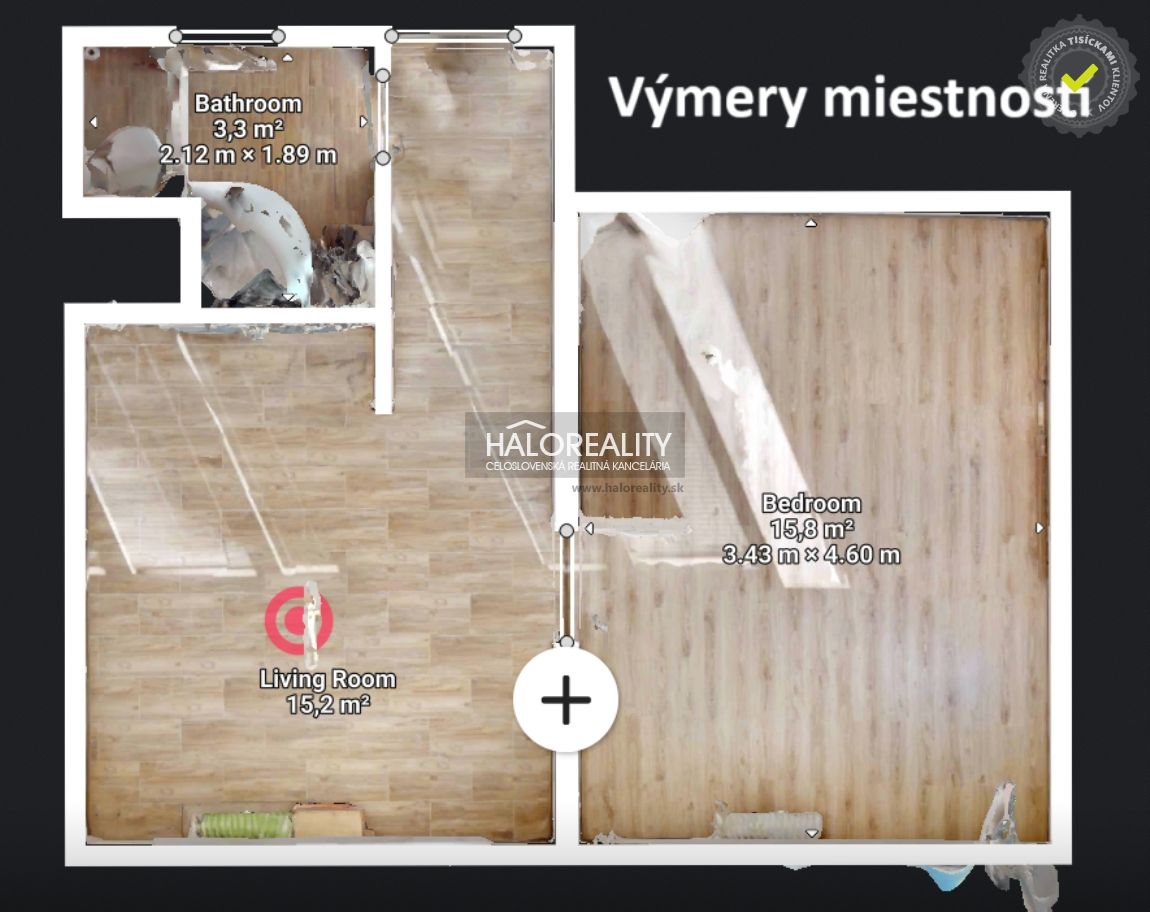 HALO reality - Predaj, jednoizbový byt Rimavská Sobota, Malo - 14