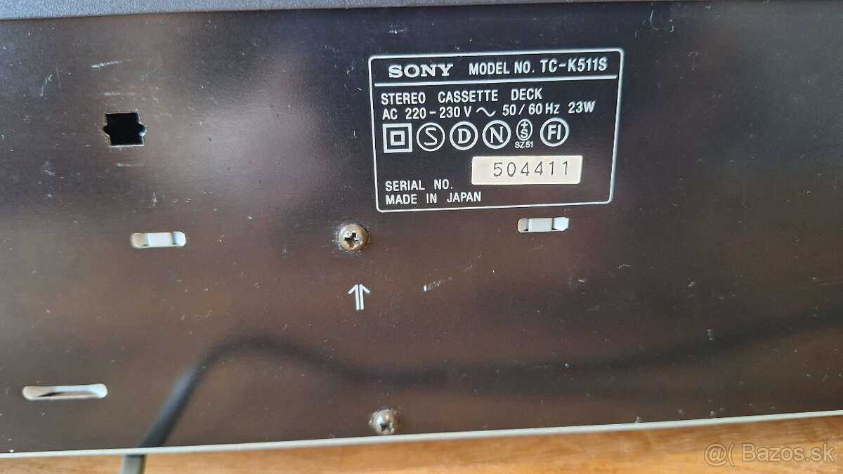 SONY TC-K511 S / Dolby S - / 3 Hlavy - 14