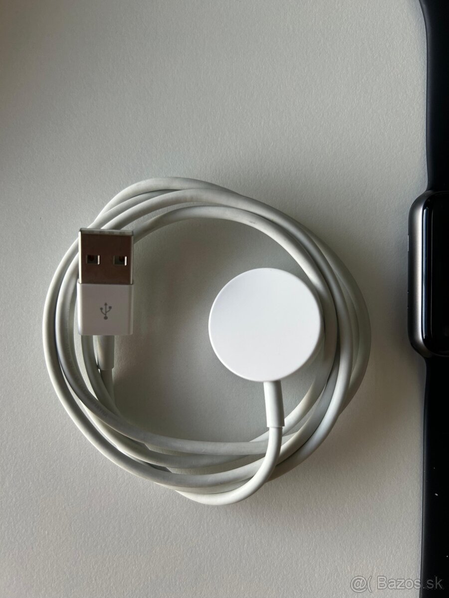 Apple watch 3 42mm (baterka 90%) + kábel, krabica - 14