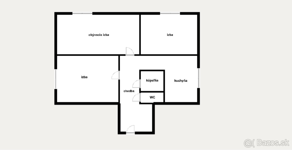 Na prenájom zariadený 3i byt vo Vrbovom - 14