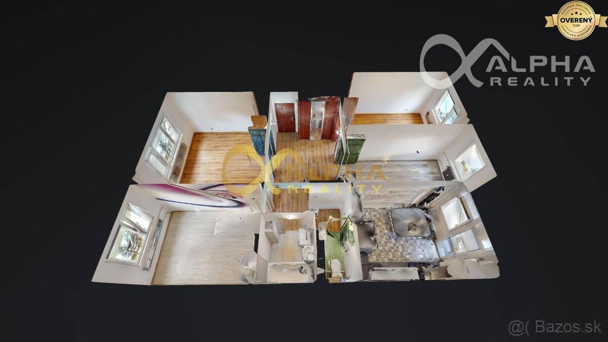 Prenájom: 4 izbový byt s loggiou, sídlisko Mier, Sp.N.Ves - 14