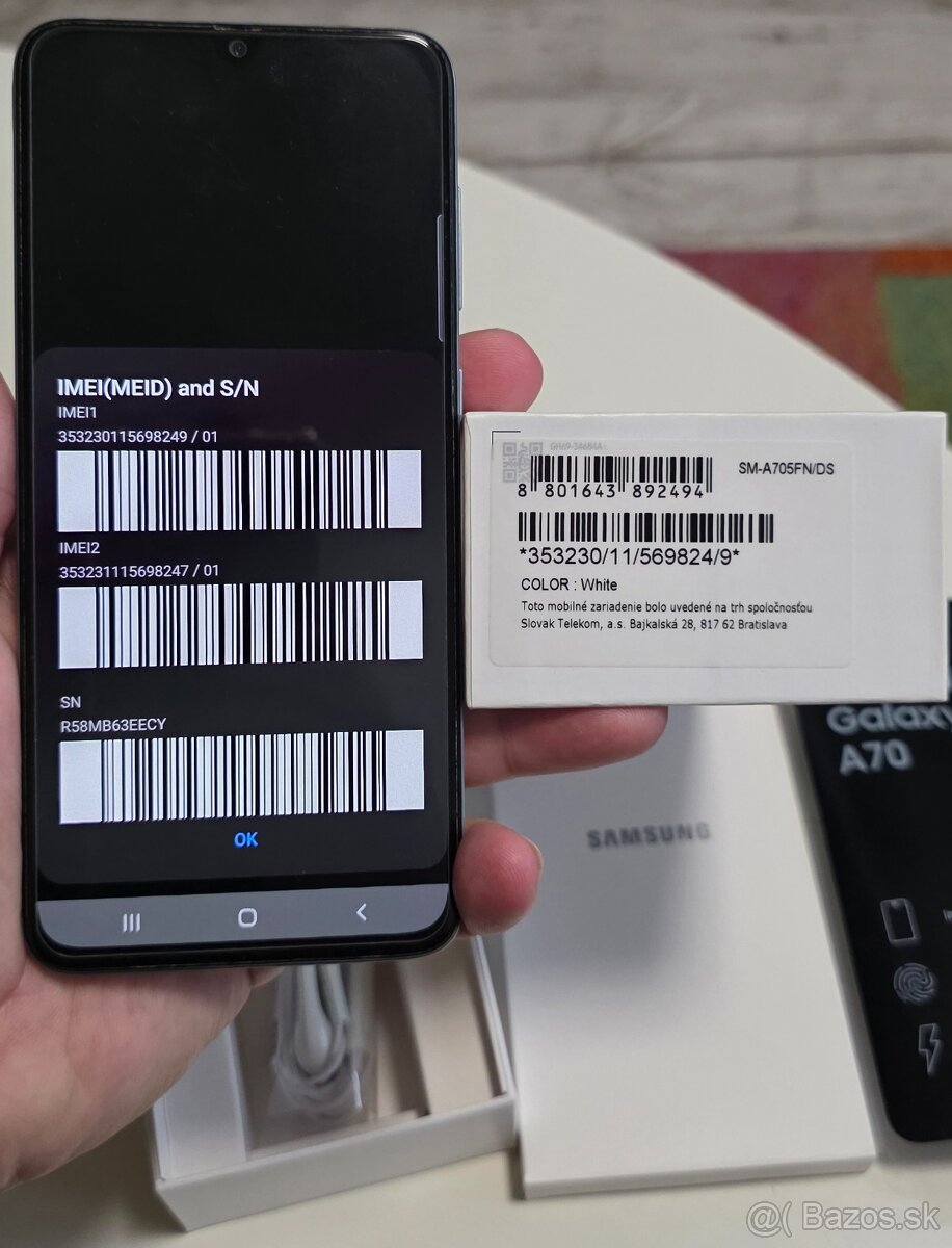 SAMSUNG A70 128GB TOP STAV + PRISL. - 14