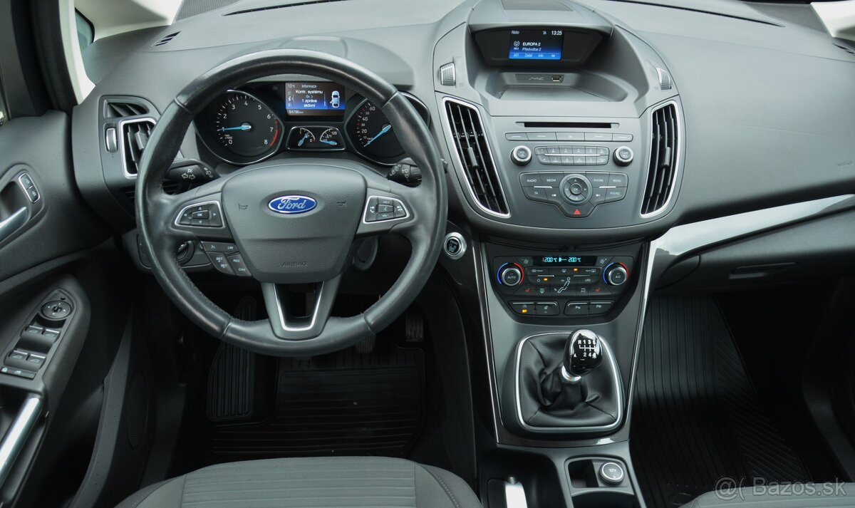 Ford C-Max 1.00 EcoBoost, Titanium, SR voz, 1. maj, TOP stav - 14