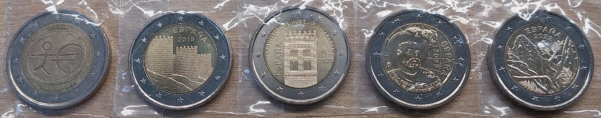 Pamätné 2 EURO - UNC + OBEH - 14