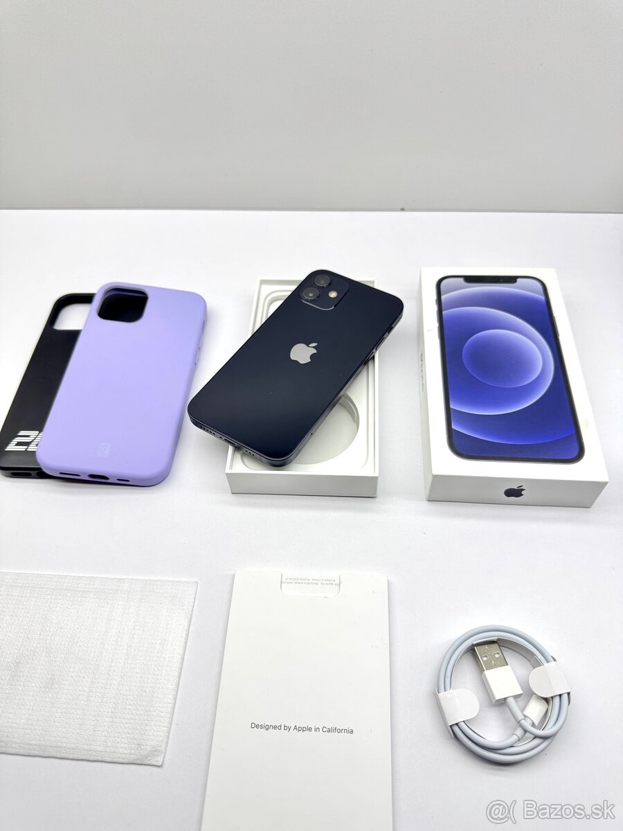 iPhone 12 BLACK NOVÁ BATÉRIA 100% ZDRAVIE+PRÍSLUŠENSTVO - 14
