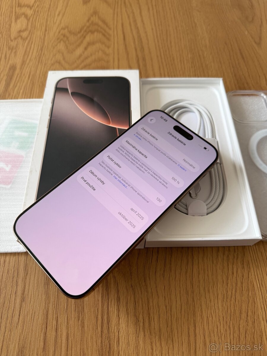 iPhone 16 Pro Max 256 gb Desert Titanium v záruke - 14