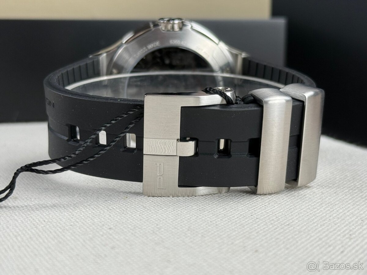 Porsche Design, model P6360 black dial, originál hodinky - 14
