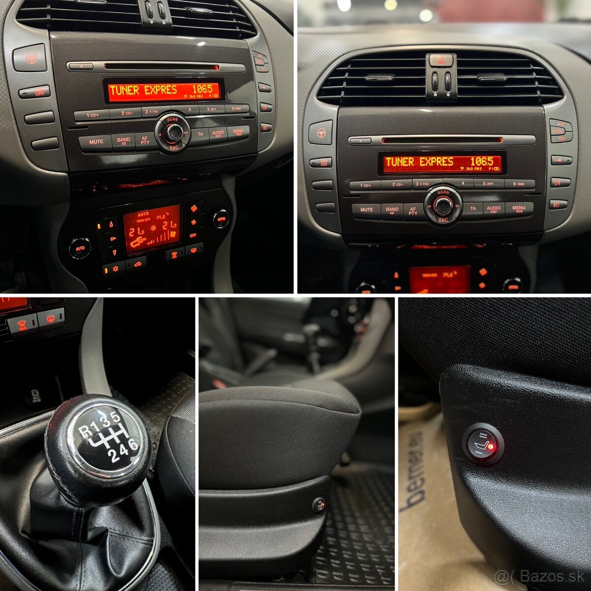 Fiat Bravo II 1.4 T-jet 88kw 2012 výhrev sedadiel nebúrané - 14