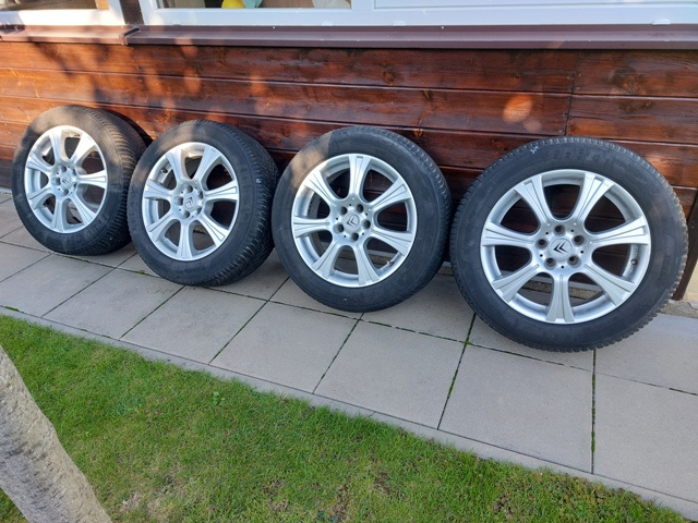 elektrony 5X108 R17 ET32 + 225/55 R17 zimné kleber - 14