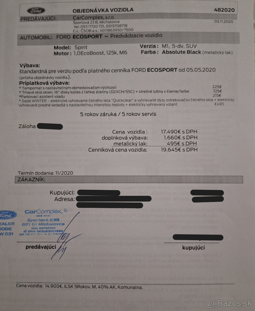 Ford EcoSport 1.0 92 kW /125K/ M6 - 14