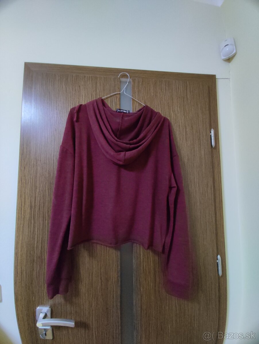 Bershka zelena mikina, bordova FB mikina Zara pulovrik a ine - 14