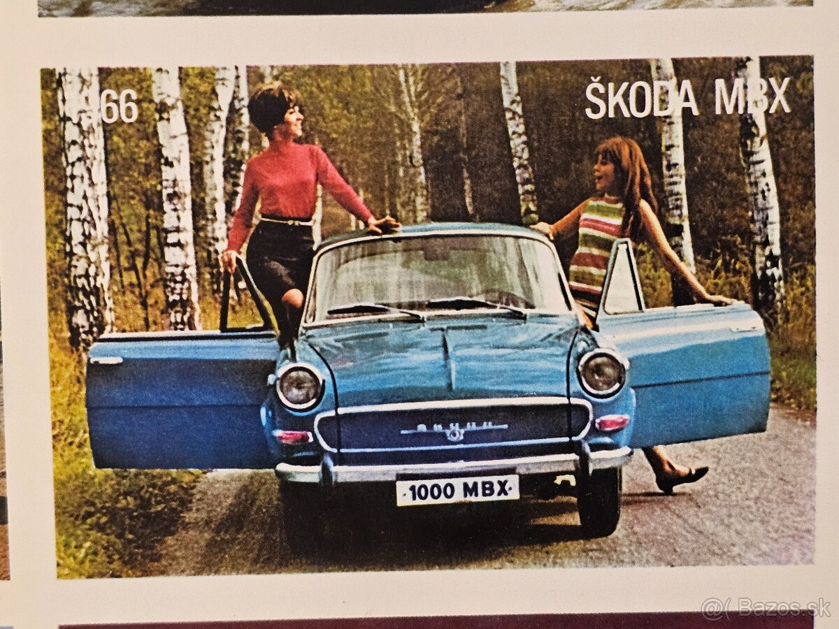 plakát mototechna motokov Volha škoda fiat tatra trabant VAZ - 14