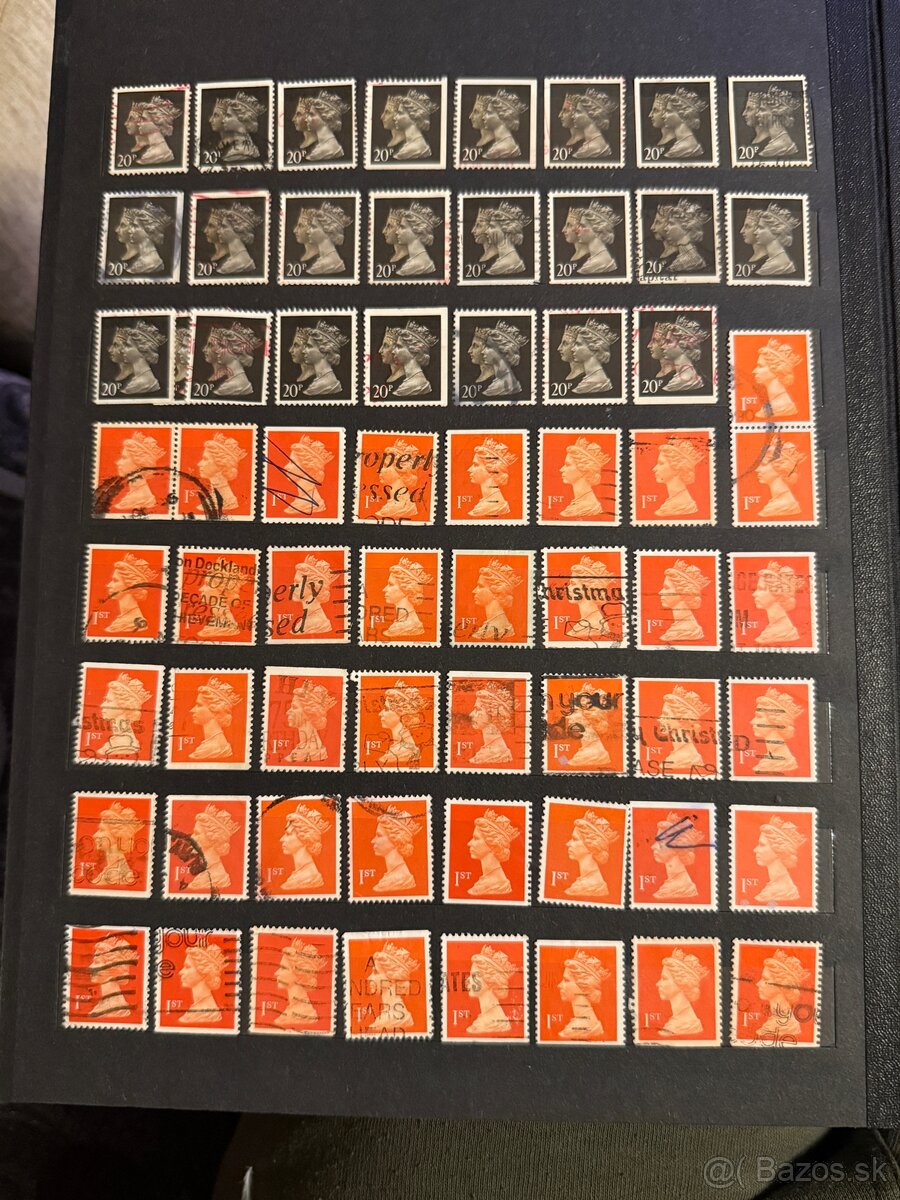 Predám staré poštové známky Veľká Británia - 14