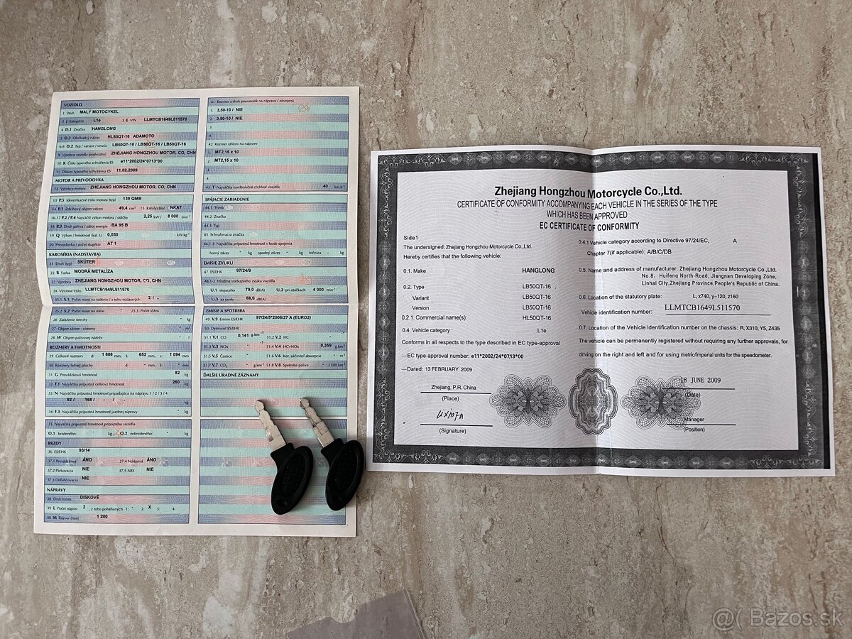 Skúter ADAMOTO 50 ccm - 14