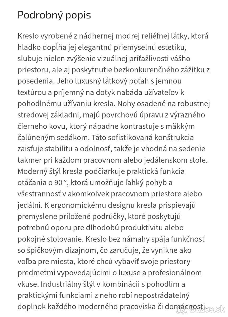 Nové jedálenské stoličky - otočné kreslá 2 ks - 14