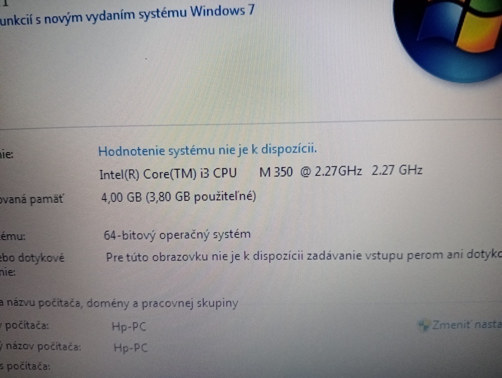 predám na diely notebooky HP. - 14