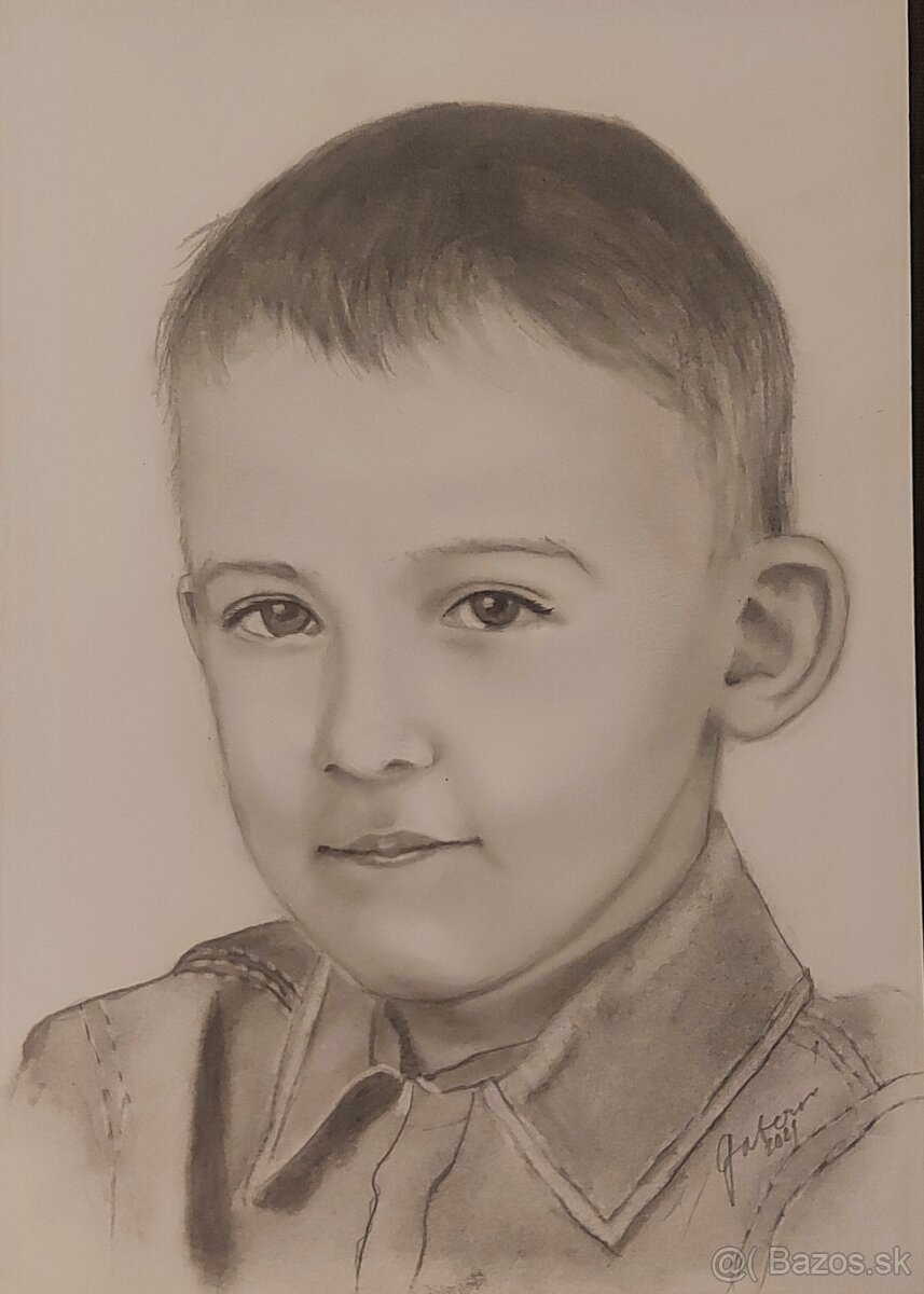 Kreslenier realistických portretov podľa fotogragie - 14