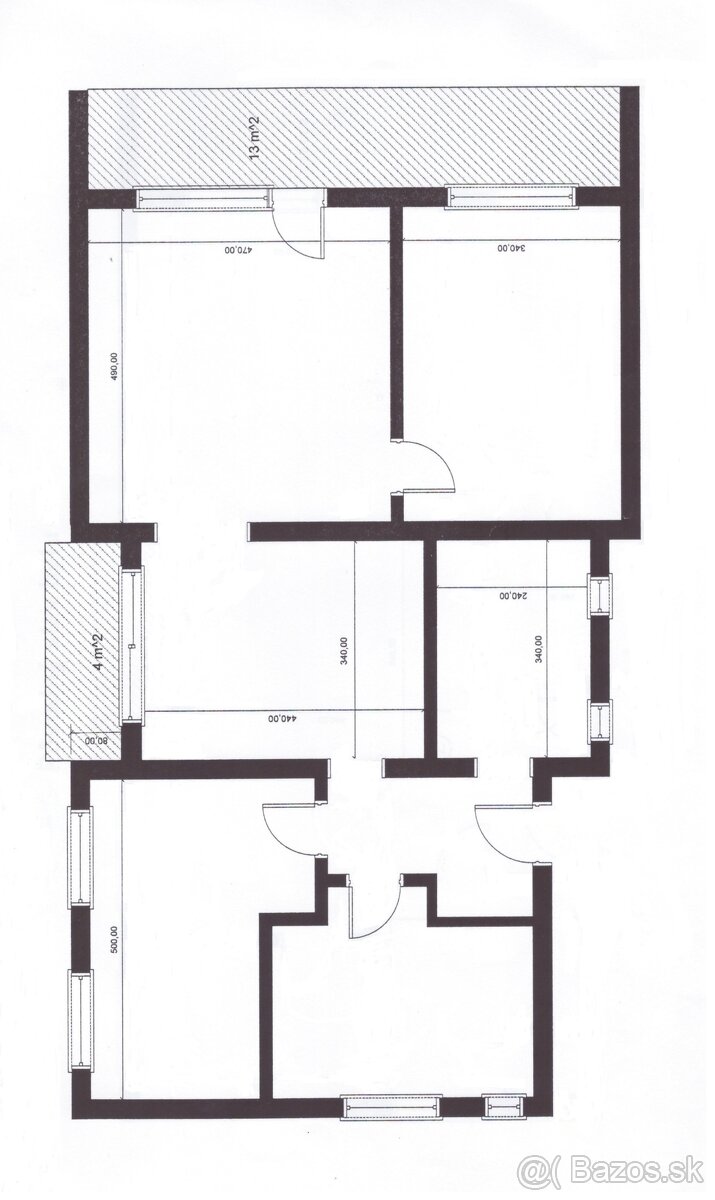 4 izbový byt s výhľadom, garážou a záhradou, Podhradová - 14
