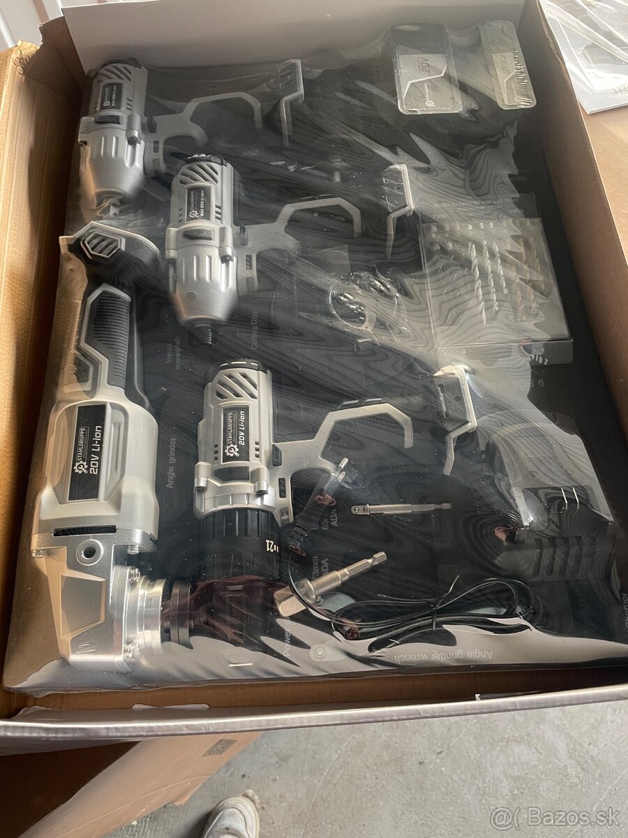 Dielenský vozík Stahlgruppe Jumbo + Aku set náradia - 14