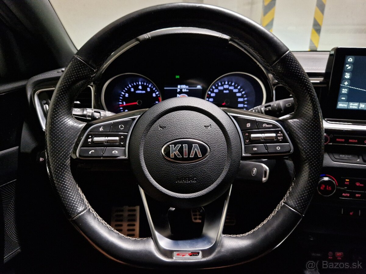 KIA Ceed GTLine 1,4 Turbo GDi benzín 103 kW Full-Led 57000km - 14