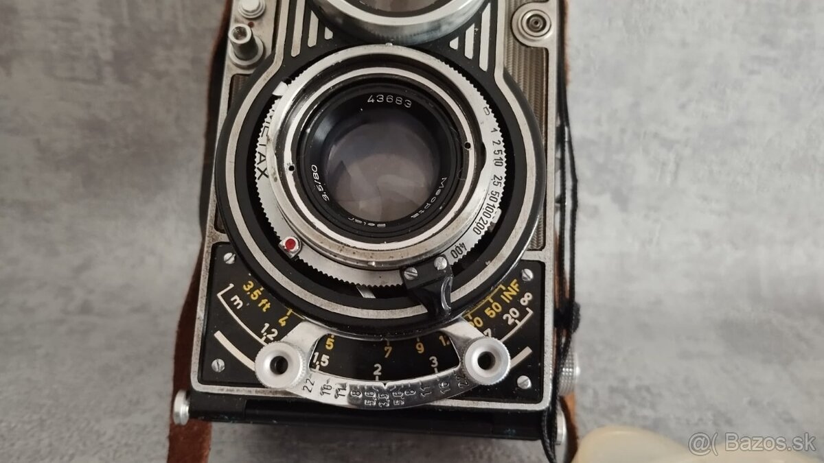 Starý fotoaparát Flexaret VI automat s brašnou, KRABICI aj. - 14